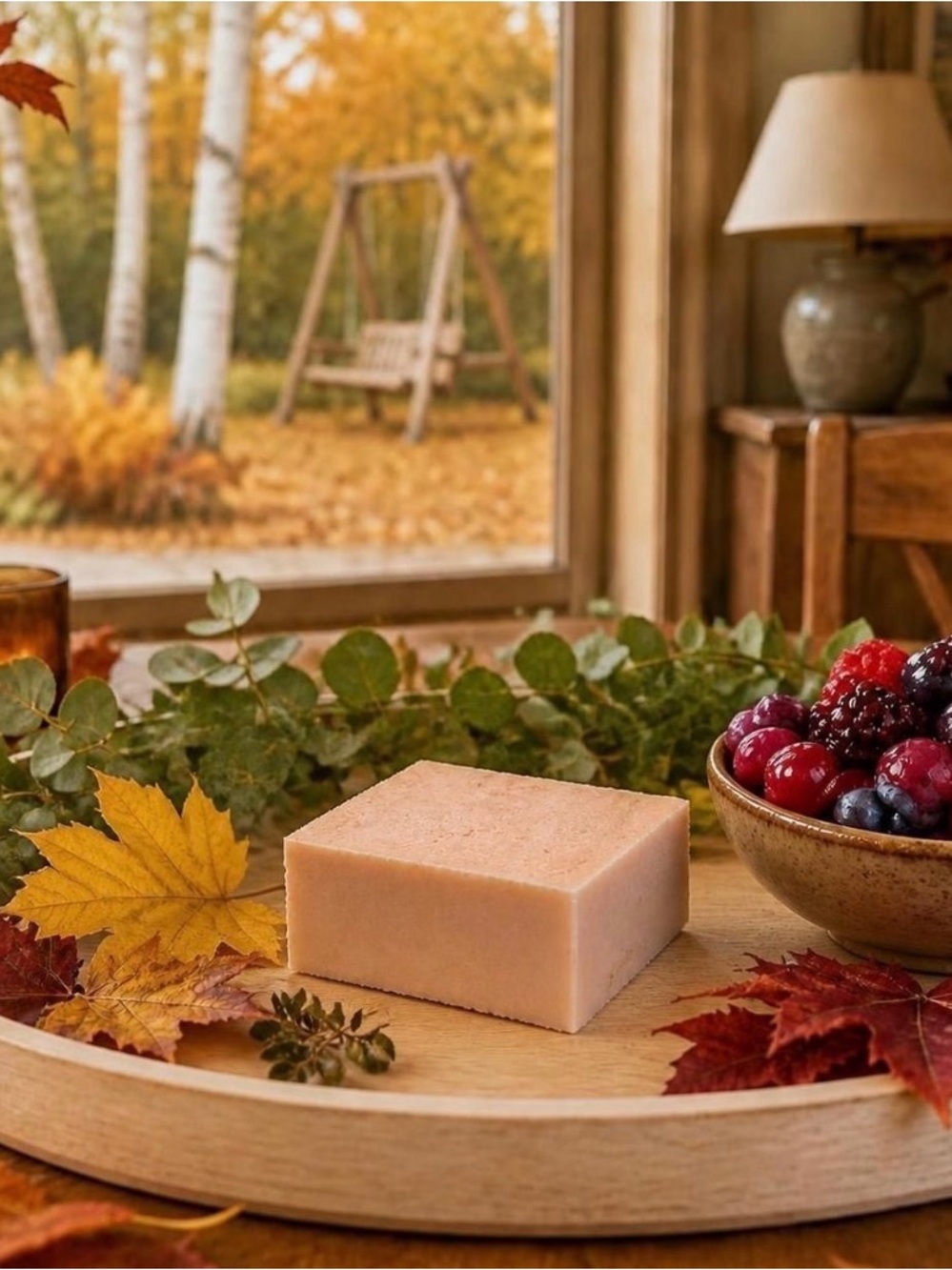 Oatmeal Shea Butter Blend Soap Orchid & Vine Fresh Foraged Berries